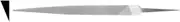 Slim Flat File for Machining, Ideal for Sharpening Keys and Precision Tools in Metal Work.