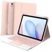 Keyboard Case for For iPad 11th Gen.(A16)2025 / iPad 10th Gen. 2022 Blush Pink