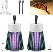 Mozz Guard Mosquito Zapper, Ozzie Mozzie Mosquito Zapper, Mossguard Mosquito Zapper, Mazguard Mosquito Zapper, Suitable for Indoor Outdoor (Color : Green, Size : 2PCS)