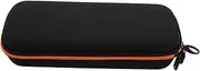 [DRESSOOS] Portable Microphone Zipper Storage Bag Dual Mic Holder Case with Interior Protection Stylish Carrying Pouch for and Other Speakers Travel Friendly Design