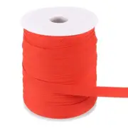 55 Yards Double Fold Bias Tape 1/2 Inch Bias Binding Tape, Red