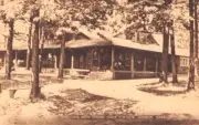Hanson Massachusetts campamento Kiwanis principal Lodge OLD PHOTO