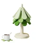 Trivet for Dishes Silicone Placemat Christmas Tree Shape Silicone Trivets