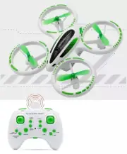Sharper Image Glow Stunt Drone Rechargeable 2.4 GHz LED Quadcopter - Open Box B2