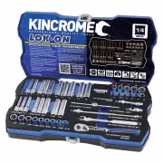 Kincrome K27003 - Lokon Socket Set 1/4" 45 Piece Metric/Imperial Std & Deep