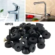 Extended Life Rubber Faucet Washers and Brass Screws 48 Piece Assortment
