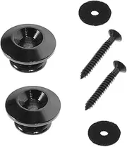 WESIEVYA Set of Guitar Straps Acoustic Button Sturdy Metal Mushroom Head for Secure Adjustment
