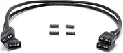 Micro Connectors Addressable RGB Extension Cable - 30CM/ 2 Pack, Model Number: F04-01ARGB30-2P