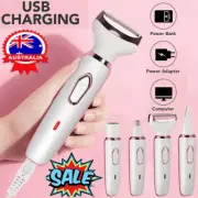 Cordless 4 in 1 Electric Lady Shaver Rechargeable Painless Razor Bikini Trimmer~