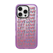 iPhone 16 Pro Impact Case MagSafe Compatible LOVE by samantha hahn