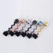 Smoking V12 MINI Twisty Glass Blunt Hit pipe Tobacco Grinder Vaporizer W/ Brush