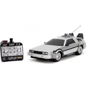Jada - Back To The Future Time Machine DeLorean Remote Control Vehicle 1:16 S...