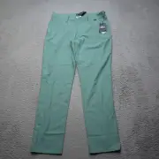 Travis Mathew Gyoza Pants Mens 34 Green Performance Golf Chino Stretch