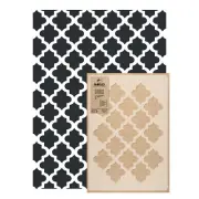 MOROCCAN reusable PLASTIC Wall STENCIL Template 25.6"x37.4" Allover TANGIER