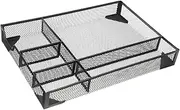NAMOARLY Multi-Functional File Holder Metal Material Office Book Organizer Magazine Holder Desktop Book Accessories Daily Use Tabletop Wear-Resistant Student