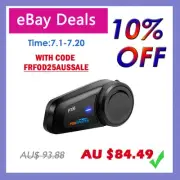1000M Motorcycle Intercom Helmet Bluetooth Headset 6 Riders 6-Way Interphone FM