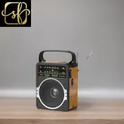 Portable AM FM Radio, Bluetooth 5.0 Radio 5 Watts Loud Speaker,Rechargeable FM R