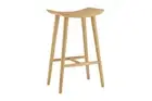 Shangri La Oslo Solid Oak Counter Stool