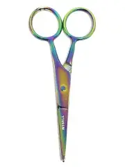 Stainless Steel Facial Hair Scissors For Men Beard Mustache Nose Hair Trimming