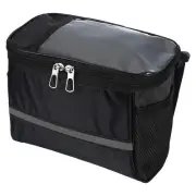 Bike Handlebar Bag, Waterproof Bike Basket Bag Bicycle Accessories, Black