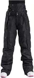 [Haitpant] Men Women Ski Pants Outdoor Windproof Warm Couple Snow Trousers Winter Ski Snowboard Pants