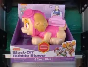 Paw Patrol Blast Off Bubble Blower Machine Skye Nickelodeon Includes Bubbles