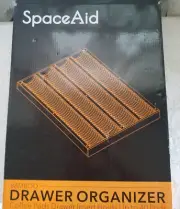 SpaceAid Bamboo Coffee Pod Cup Holder Storage Drawer Insert 40 PODS Nespresso