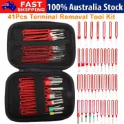 41Pcs Car Terminal Removal Tool Kit Wire Connector Pin Release Extractor Puller