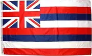 High Supply 3x5 Hawaii Flag with Two Brass Grommets, Double Stitched Edges, and 100% Polyester Fabric, Hawaiian Flag 3x5, Flag of Hawaii, State Flag of Hawaii 3x5, Hawaii State Flag