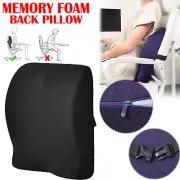 Lower Back Pain Lumbar Support Back Pillow Orthopedic 100% Memory Foam Cushion