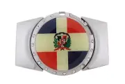 Dominican Republic Flag Belt Buckle With Lighter Combo Dominicans National Day