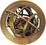 Marine Nauticals Astronomical Brass Engraved Brass Tabletop Armillary Nautical Sphere Globe Fathers Day Gift Items