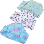 Kisangel 3pcs Doll Underwear for Dolls Lightweight Pretend Play Accessories for Dress Up Fun Role Play Supplies