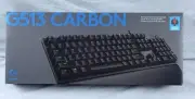 Logitech Black G513 Carbon RGB Mechanical Wired Gaming Keyboard With Palm Rest