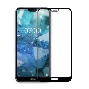 【T.G】NOKIA 7.1 高清滿版鋼化膜手機保護貼(防爆防指紋)