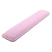 37cmx8cmx2cm Laptop PU Leather 87-Keys Hand Support Pad Keyboard Wrist Rest Pink