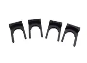 Wine Glass Holders Mounts Under Cabinet or Shelf Set of 4