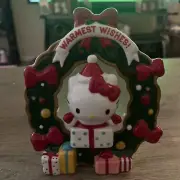 HELLO KITTY WREATH TEA LIGHT HOLDER By Blue Sky Clayworks