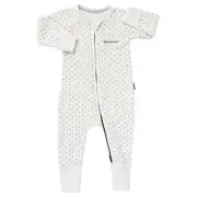 4 x Bonds Poodlette Zip Wondersuit Coverall White And Admiral Jess Spot
