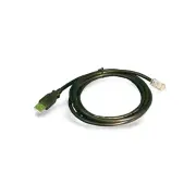 10ft UPS Tripp Lite USB to RJ45 Cable 731093 Compatible - Black