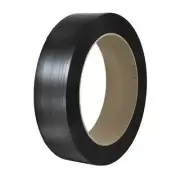 Signode Comparable Hand Grade Strapping Black 7/16 x 7000' Roll on 16 x 6 Core