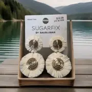 SUGARFIX by BaubleBar Threaded Drop Earrings-Off White. D3