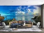 3D Lake Sky Wallpaper Wall Mural Removable Self-adhesive 151