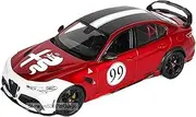 Die-cast 1:18 for Alfa Romeo Giulia GTAm #99 Simulation Alloy Car Model Static Die-cast Miniature Vehicle Model Collection Miniature Vehicle(Red 99)