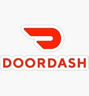 DOORDASH Red Sticker Decal Graphic