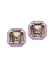 Bea Bongiasca Flower Funk 9K & Silver 4.05 ct. tw. Smocky Quartz Studs