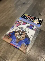 Vintage 1993 Buffalo Bills Cook-Out Animal Cooking Apron, NOS, Made in USA