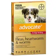 Advocate Large Dog 10-25kg Red Spot On Flea Wormer Treatment 1 Pack