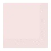 Pastel Pink Beverage Napkins / Serviettes (Pack of 40)