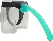 SAHOOSAFETY Strap-on dildos, 42 cm strap-on penis for women, silicone giant dildo, strap-on dildos with strong suction cup, removable for sex toys for couples(Green)